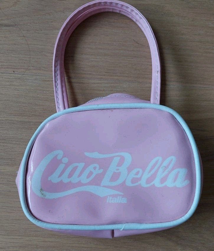Roze 'Ciao Bella' mini handtasje, Ophalen of Verzenden, Zo goed als nieuw, Roze, Handtas