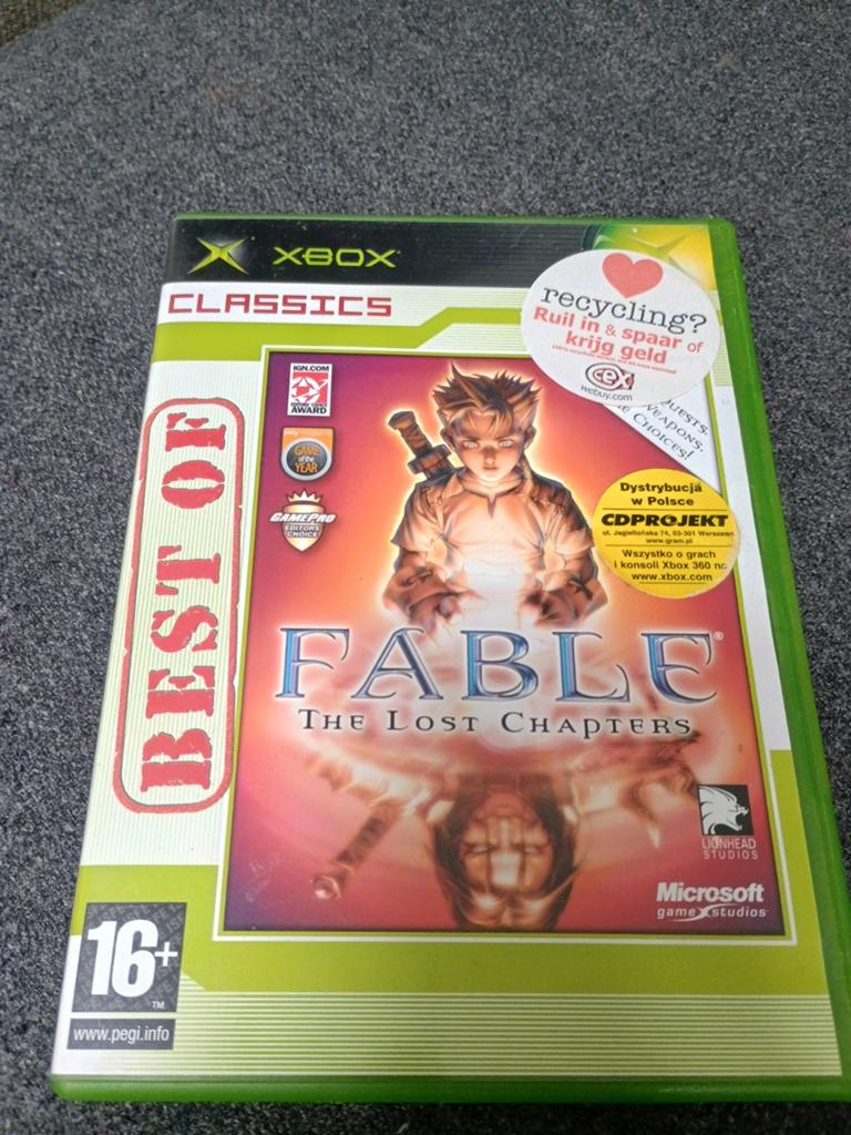 Fable The Lost Chapters - Originele Xbox Classics Editie, Spelcomputers en Games, Games | Xbox Original, Zo goed als nieuw, Avontuur en Actie