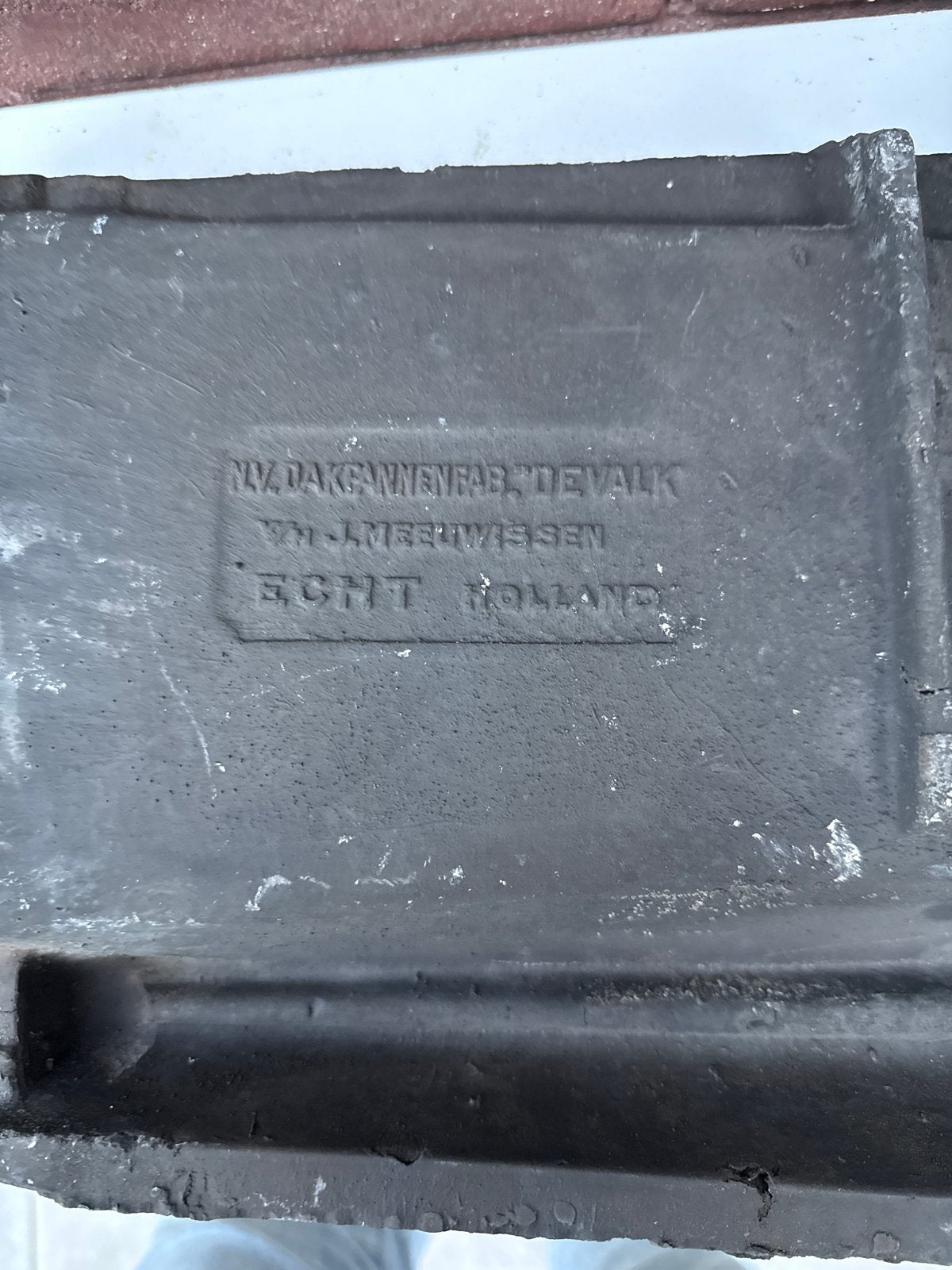 Ongebruikte dakpannen uit 1936 - N.V. Dakpannenfabriek De Va, Ophalen, Steen of Klei, Zwart, Nieuw