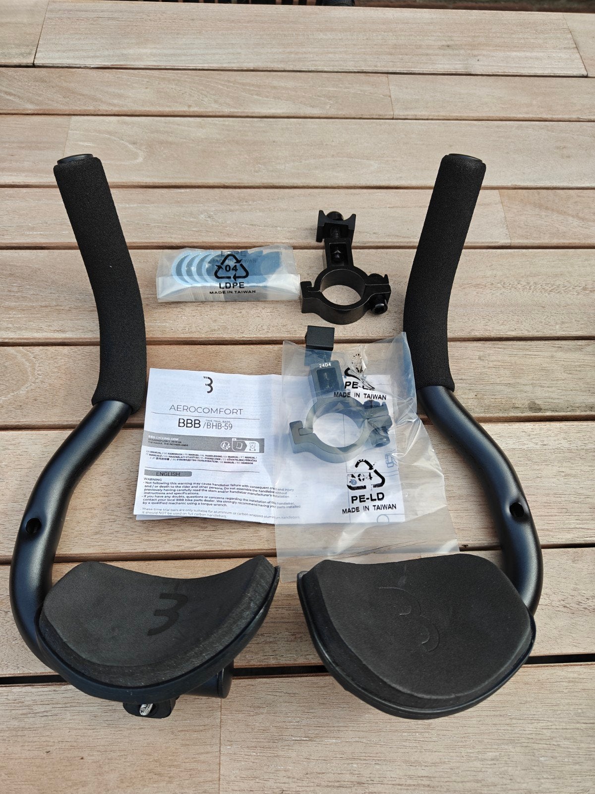 Aerocomfort Time Trial bars, triathlon opzetstuur - Nieuw, Overige merken, Carbon, Nieuw, Ophalen of Verzenden