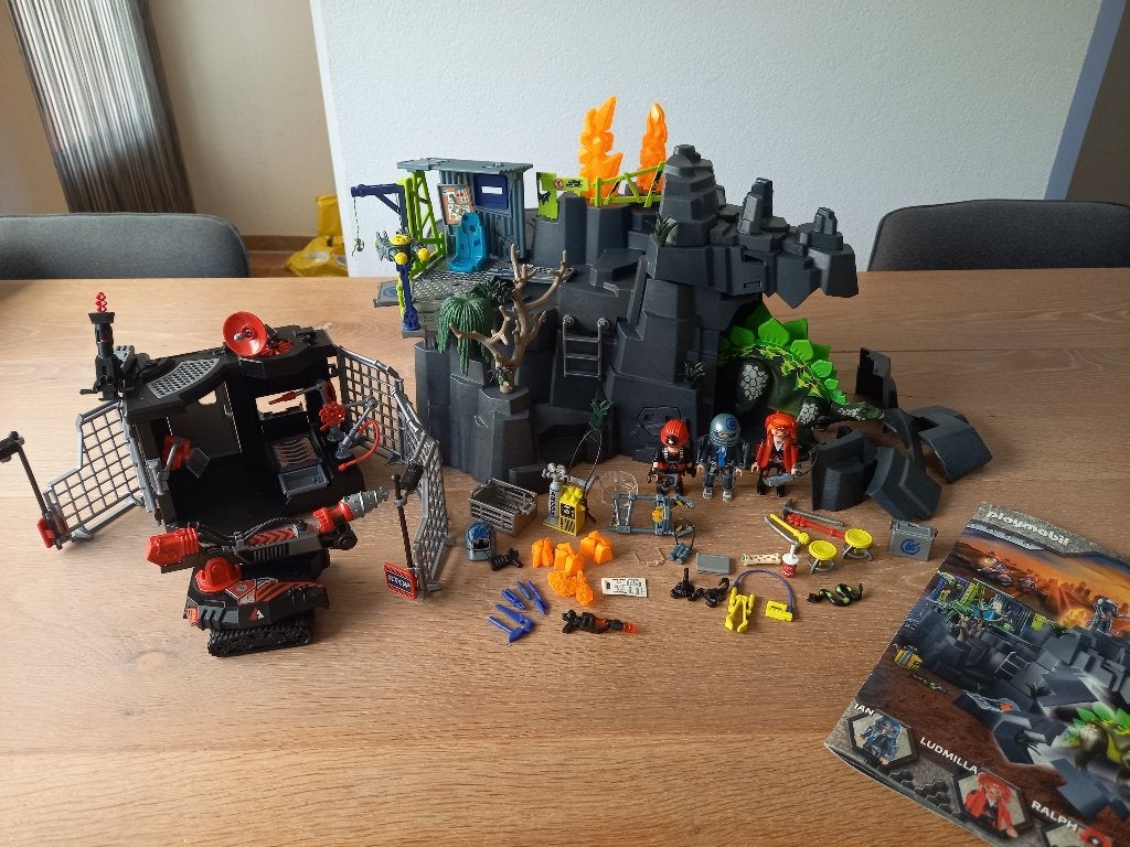 Playmobil Dino Rise Dino Rock - 70623 COMPLEET, Ophalen of Verzenden, Zo goed als nieuw, Complete set