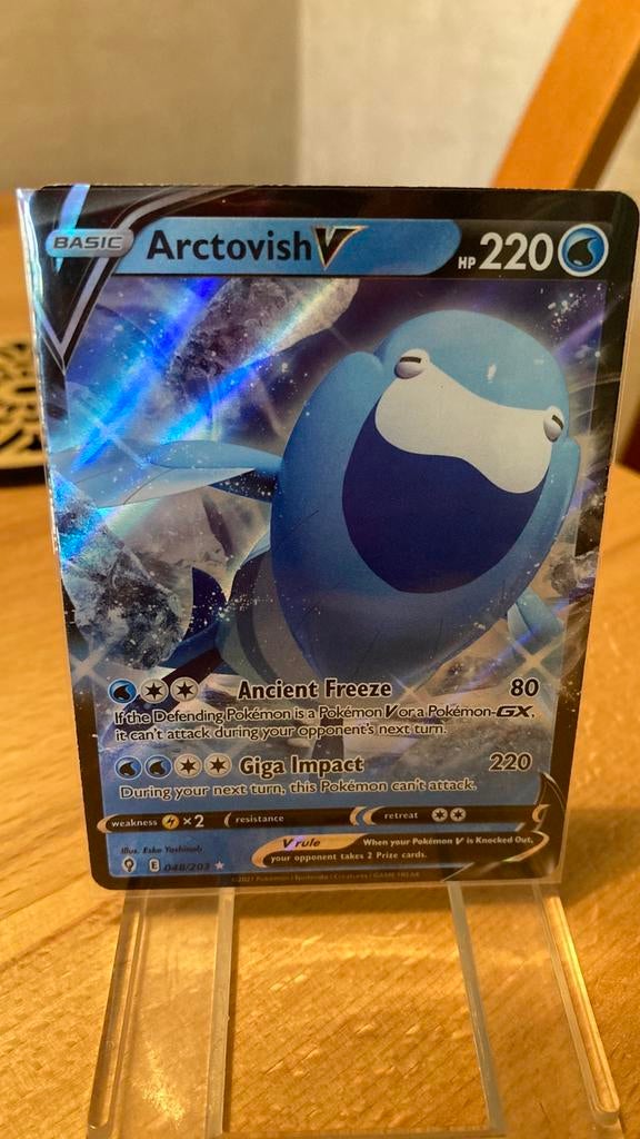 Pokemon Arctovish V 46/203 Evolving Skies 3,00 eo, Ophalen of Verzenden, Zo goed als nieuw