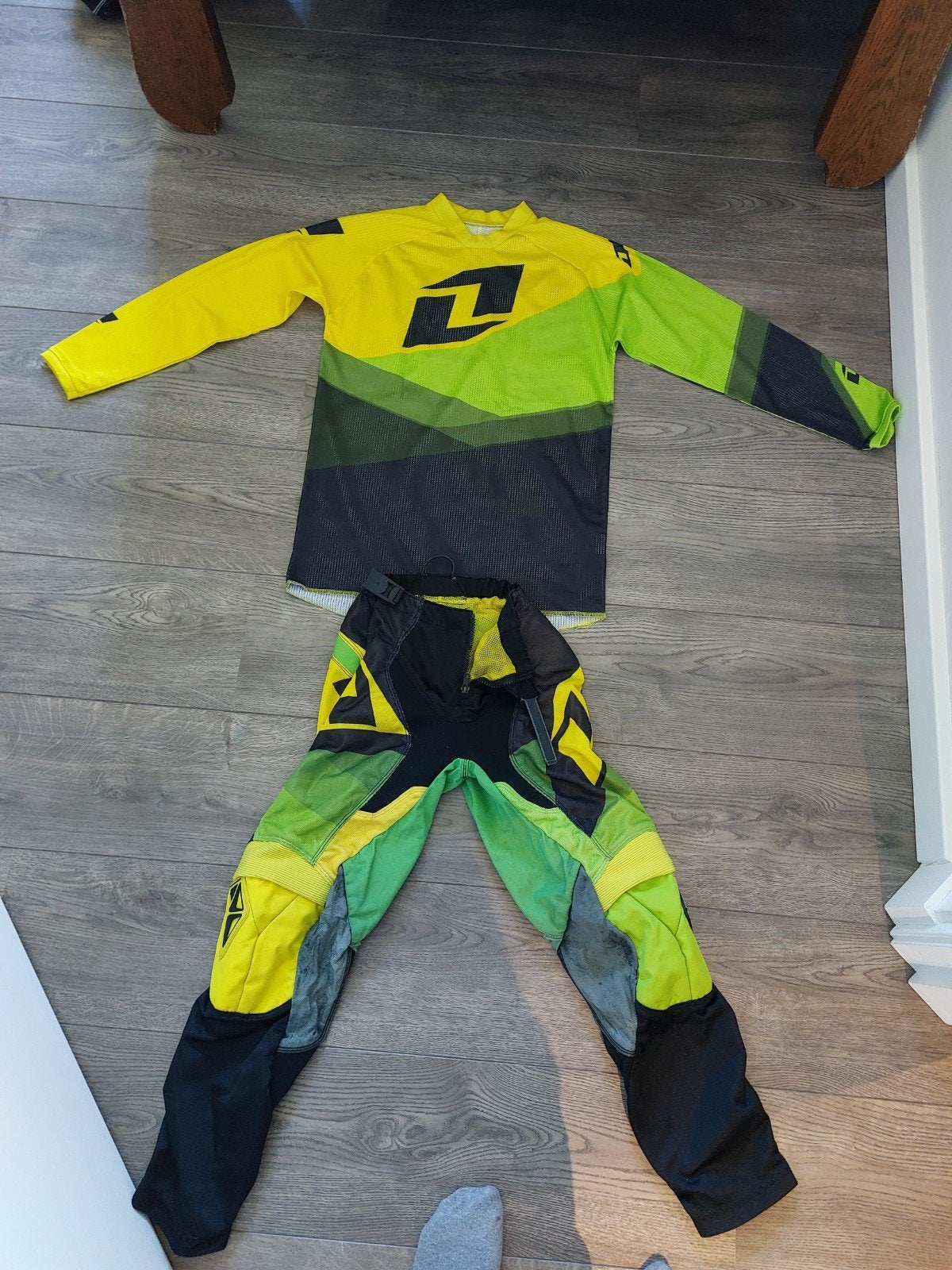 kinder motorcrossbroek en -broek, Motoren, Kleding | Motorkleding, Ophalen of Verzenden, Tweedehands