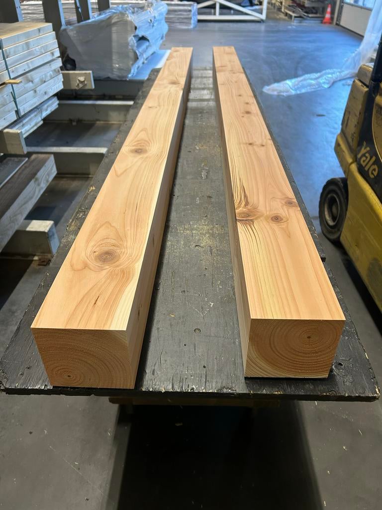Douglas geschaafde balk 125x125 mm, lengte 2300 mm, Ophalen of Verzenden, Zo goed als nieuw, 250 cm of meer, Balken