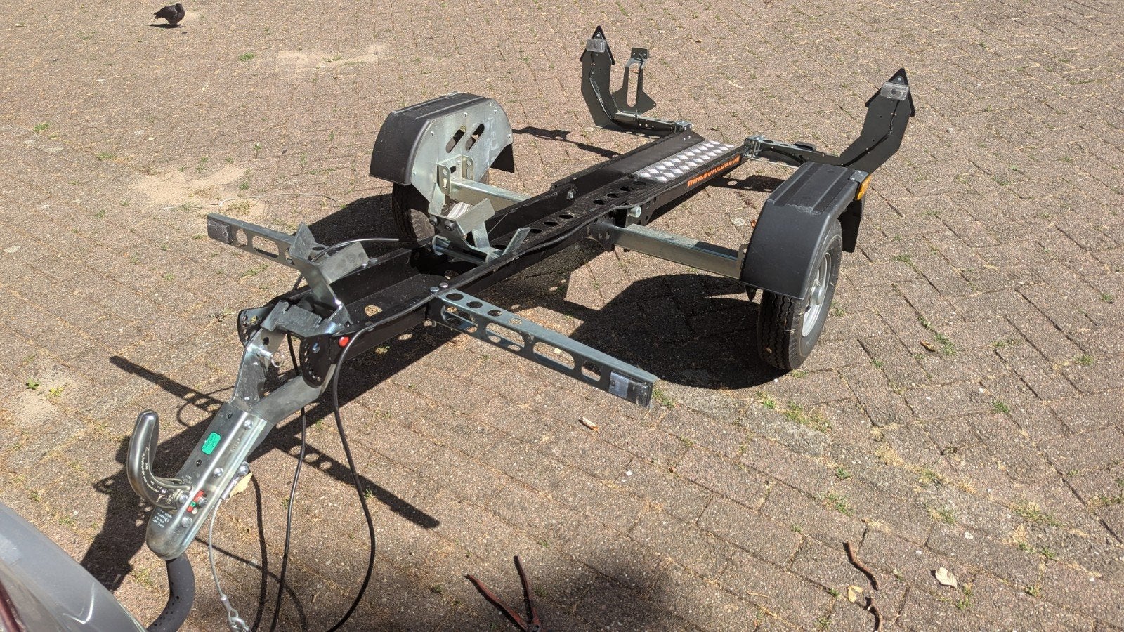 motolug motortrailer, Ophalen, Gebruikt