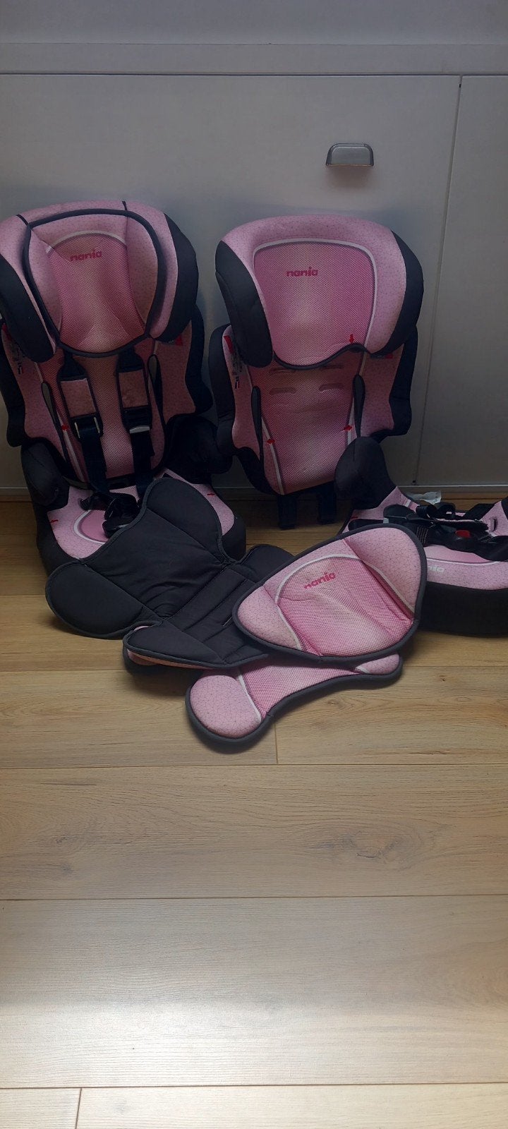 Nania kinderzitjes (per stuk of samen te koop), Ophalen, 15 t/m 36 kg, Overige merken, Autogordel