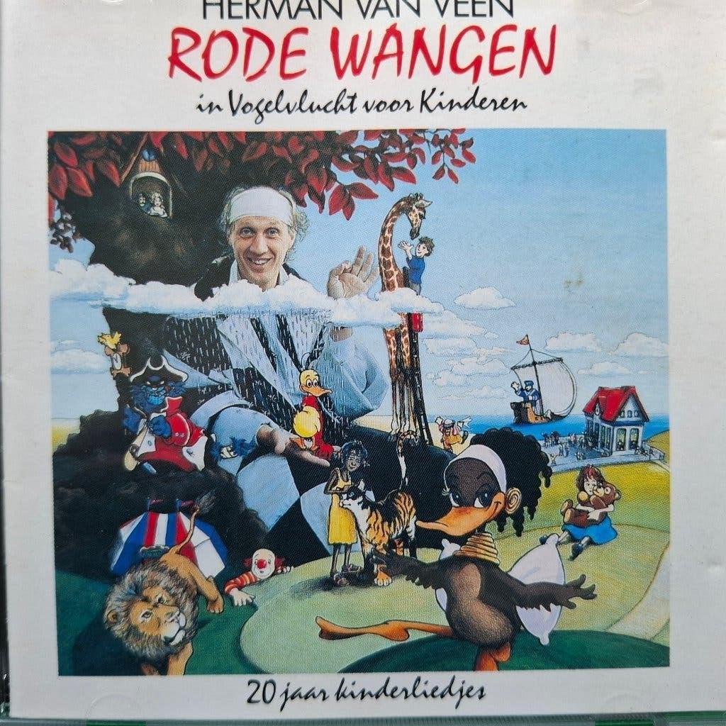 HERMAN VAN VEEN - RODE WANGEN IN VOGELVLUCHT VOOR KINDEREN, Ophalen of Verzenden, Zo goed als nieuw, Muziek, 6 tot 9 jaar