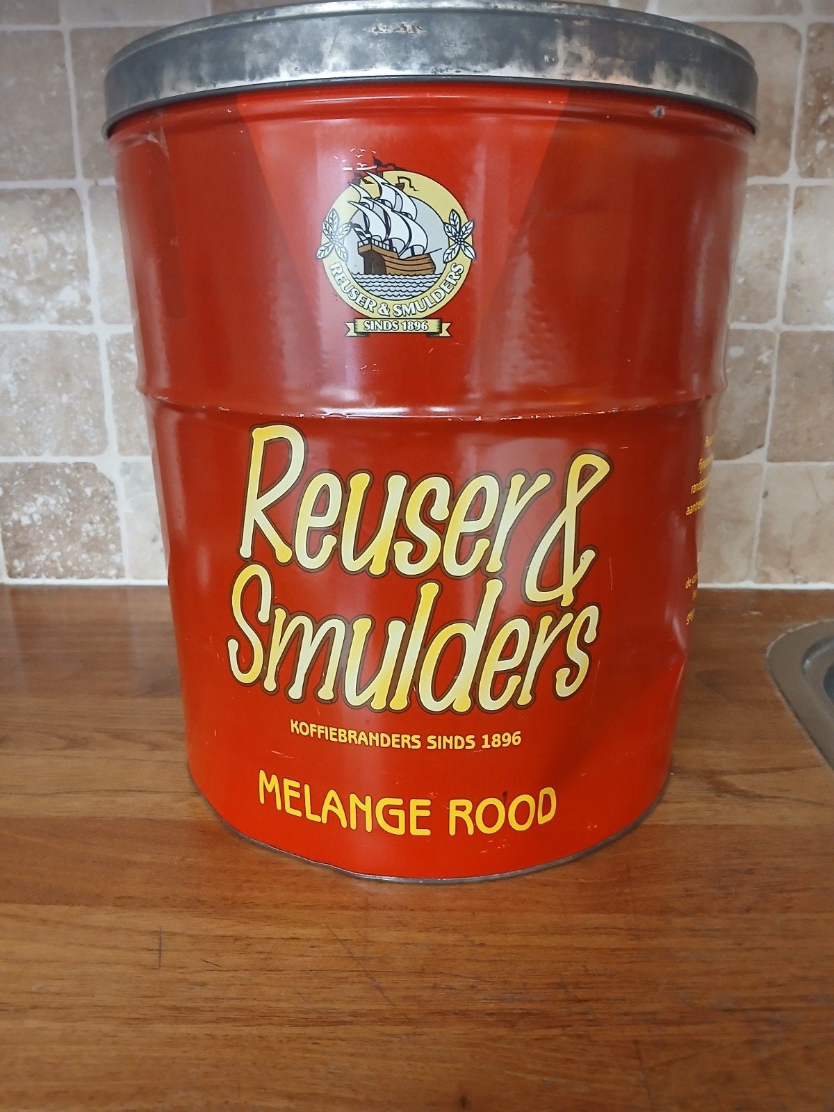 Vintage Reuser & Smulders Koffieblik, Antiek en Kunst, Ophalen of Verzenden