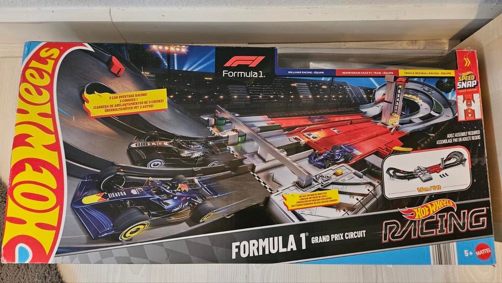 Hot Wheels Formule 1 Grand Prix Circuit Racebaan, Kinderen en Baby's, Speelgoed | Racebanen, Ophalen of Verzenden, Hot Wheels