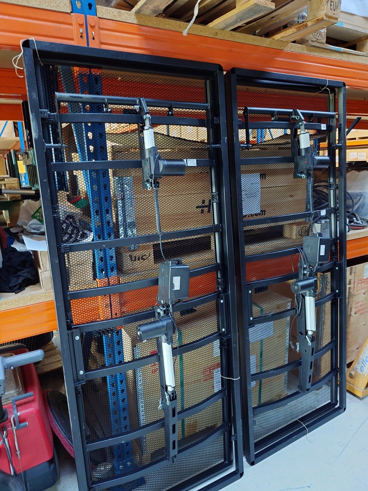 Auping bedbodems met elektrische verstelling (2 stuks), Verstelbaar, Zwart, Tweepersoons, Ophalen of Verzenden