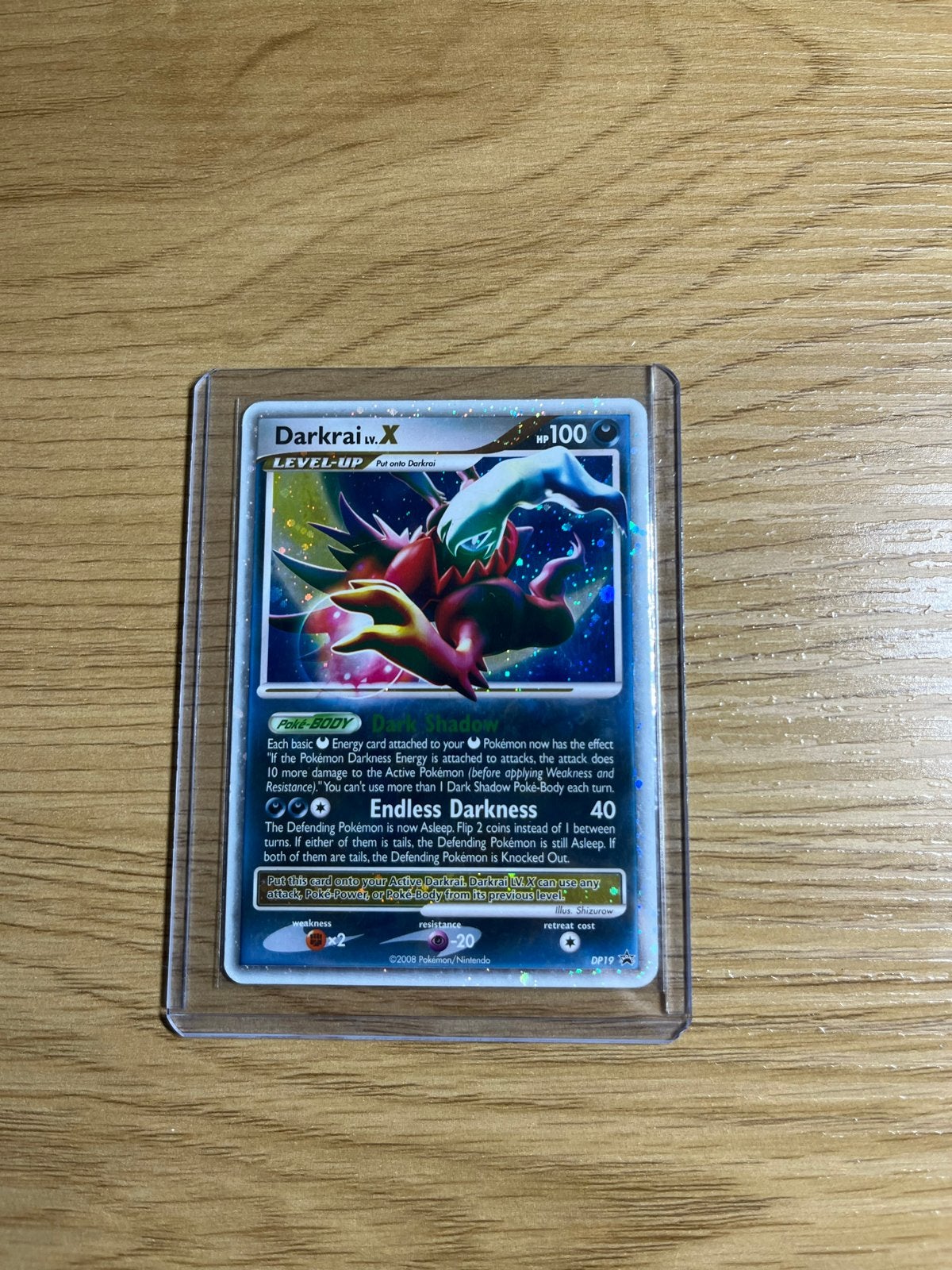 Darkrai LV.X Pokémon kaart - Zeer zeldzaam, Verzenden, Zo goed als nieuw, Losse kaart