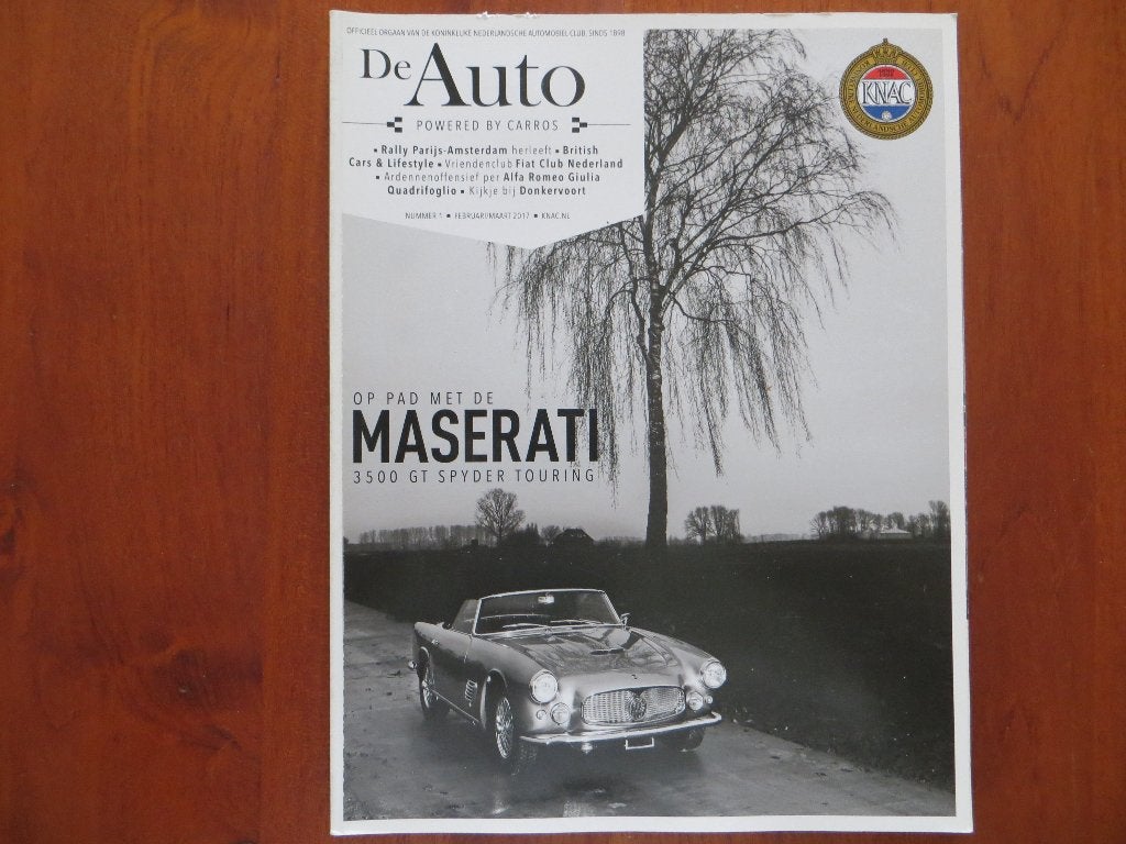 De Auto 1 2017 Maserati 3500 GT Spyder Touring, div. BMW 5, Ophalen of Verzenden, Nieuw, BMW