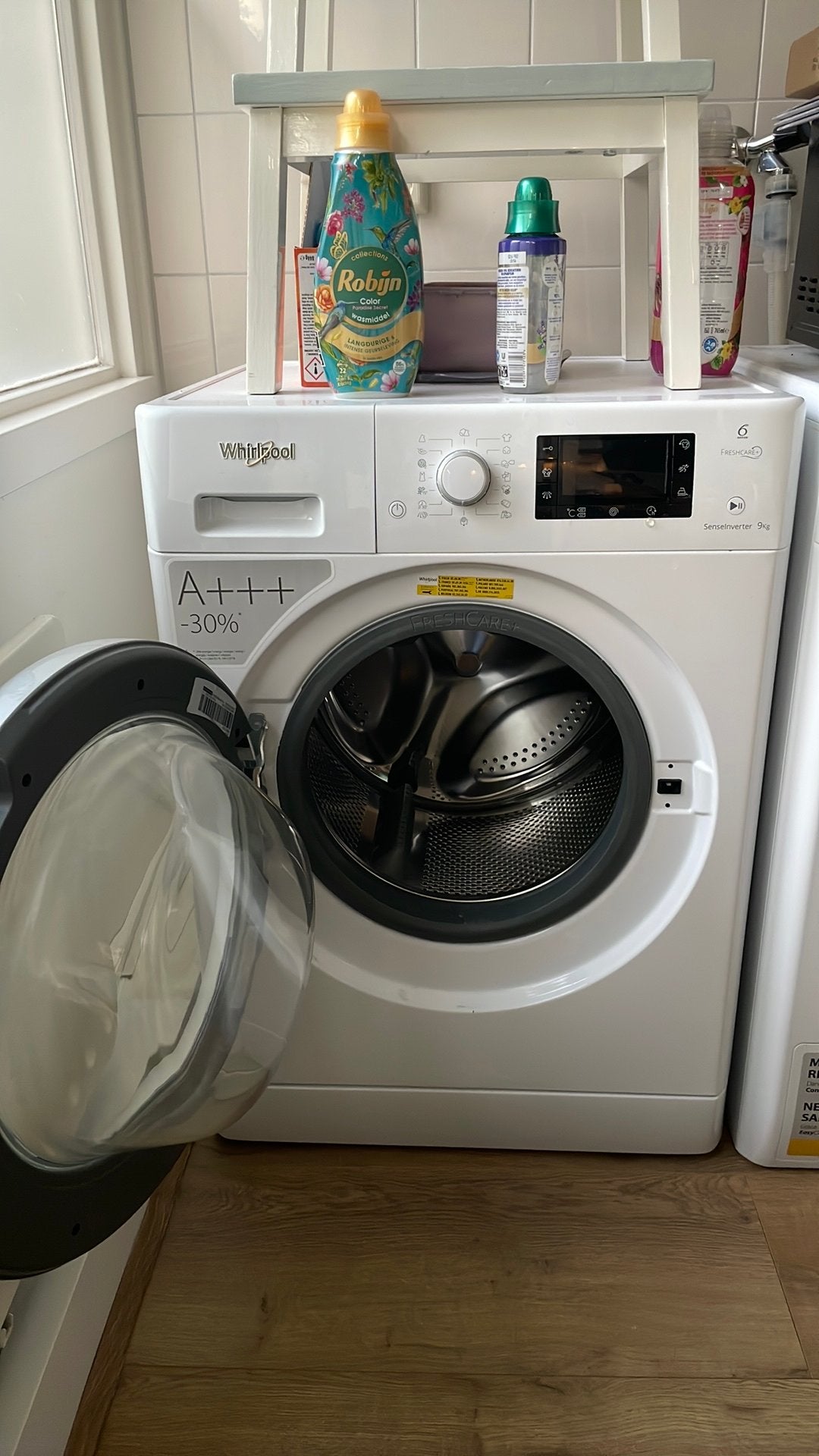 Mooie wasmachine, Witgoed en Apparatuur, Ophalen, Zo goed als nieuw, 85 tot 90 cm, 1200 tot 1600 toeren