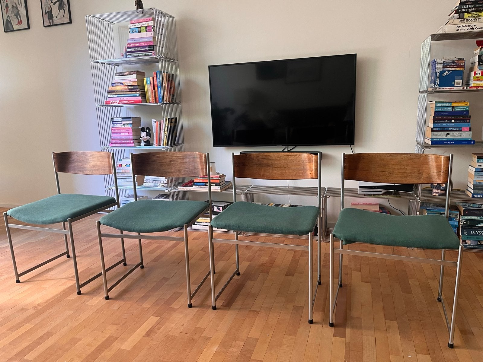 Set van 4 Pastoe stoelen, Cees Braakman, Ophalen, Gebruikt, Overige kleuren, Vier