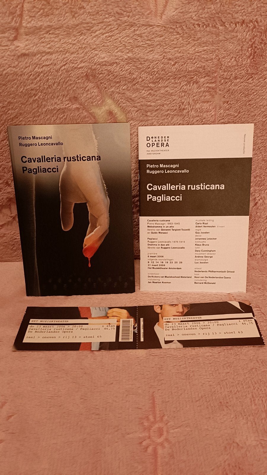 DNO - Cavalleria rusticana / Pagliacci, De Nederlandse opera, Ophalen of Verzenden, Zo goed als nieuw, Overige onderwerpen