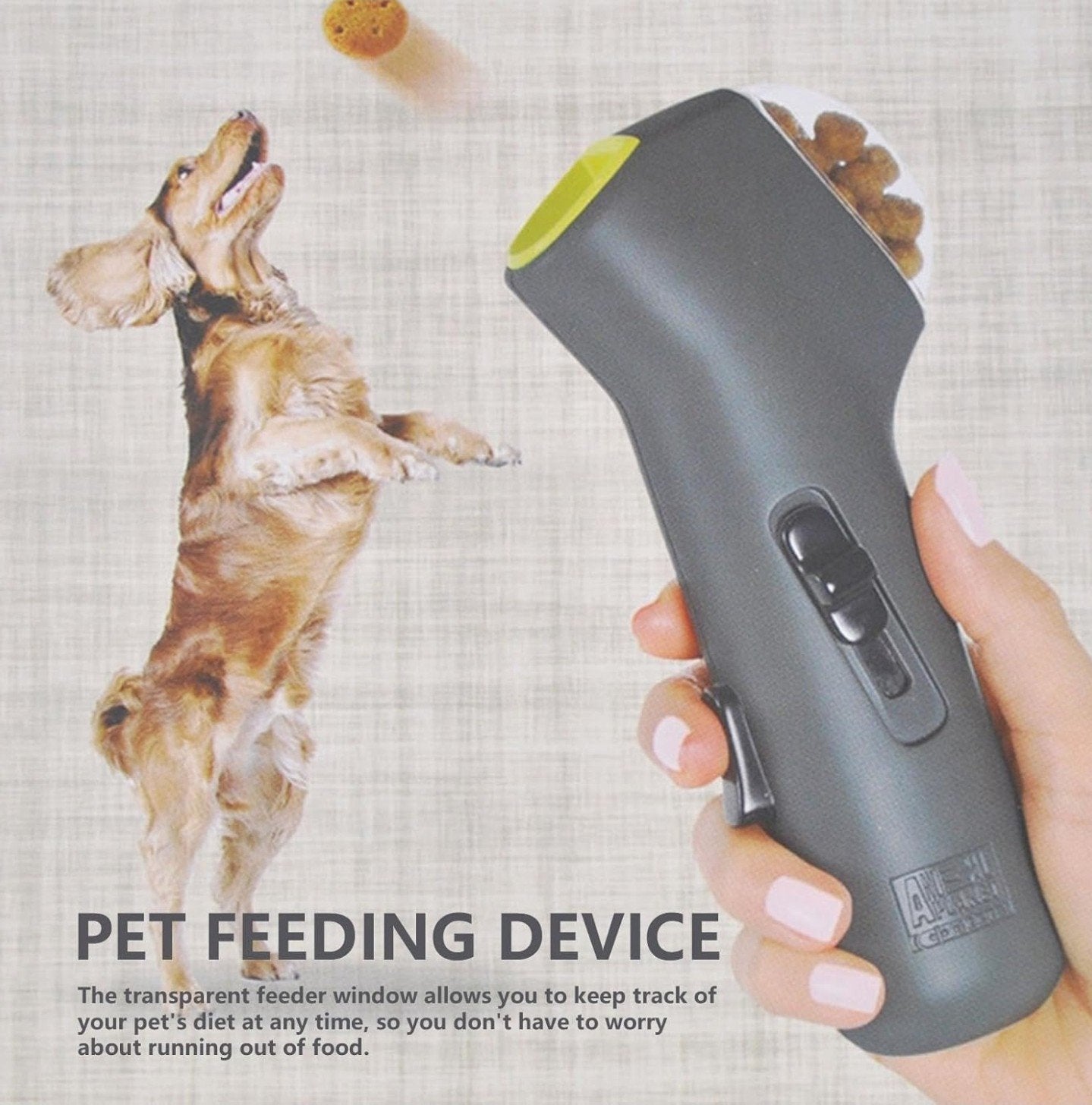 snoepjesschieter snackpistool hond grijs Dog Treat Launcher, Dieren en Toebehoren, Overige merken, Nieuw, Ophalen of Verzenden