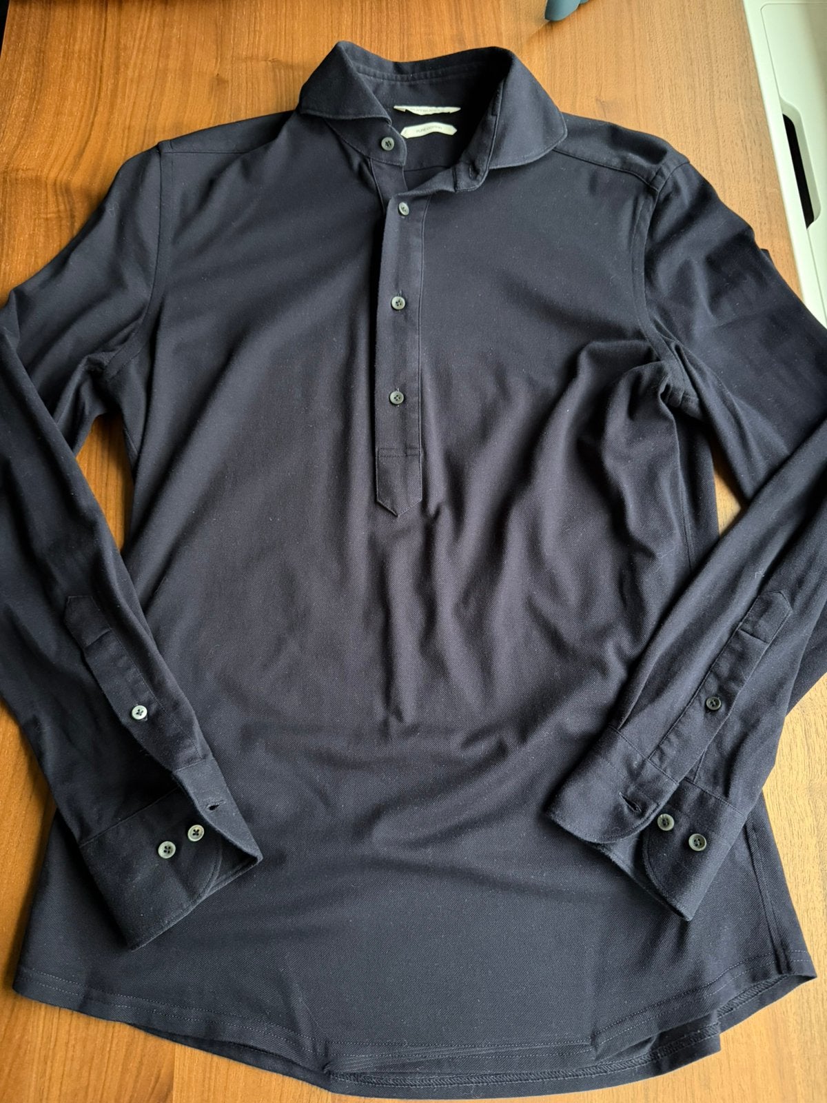 Shirt van Suitsupply. Maat M. Nieuwstaat. Heren., Ophalen of Verzenden, Zo goed als nieuw, Blauw, Halswijdte 39/40 (M)