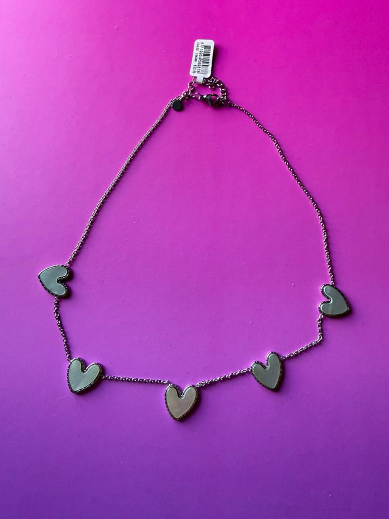 Ketting My Jewellery met hartjes, Ophalen of Verzenden, Nieuw, Zilver, Overige materialen