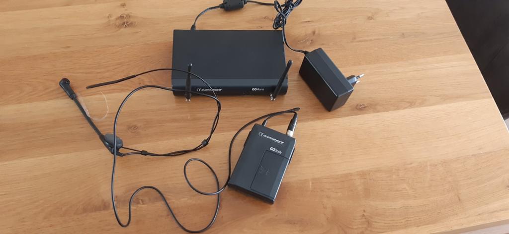 Headset audiophony kompleet GoMono, Muziek en Instrumenten, Microfoons, Ophalen of Verzenden, Gebruikt, Overige typen, Draadloos
