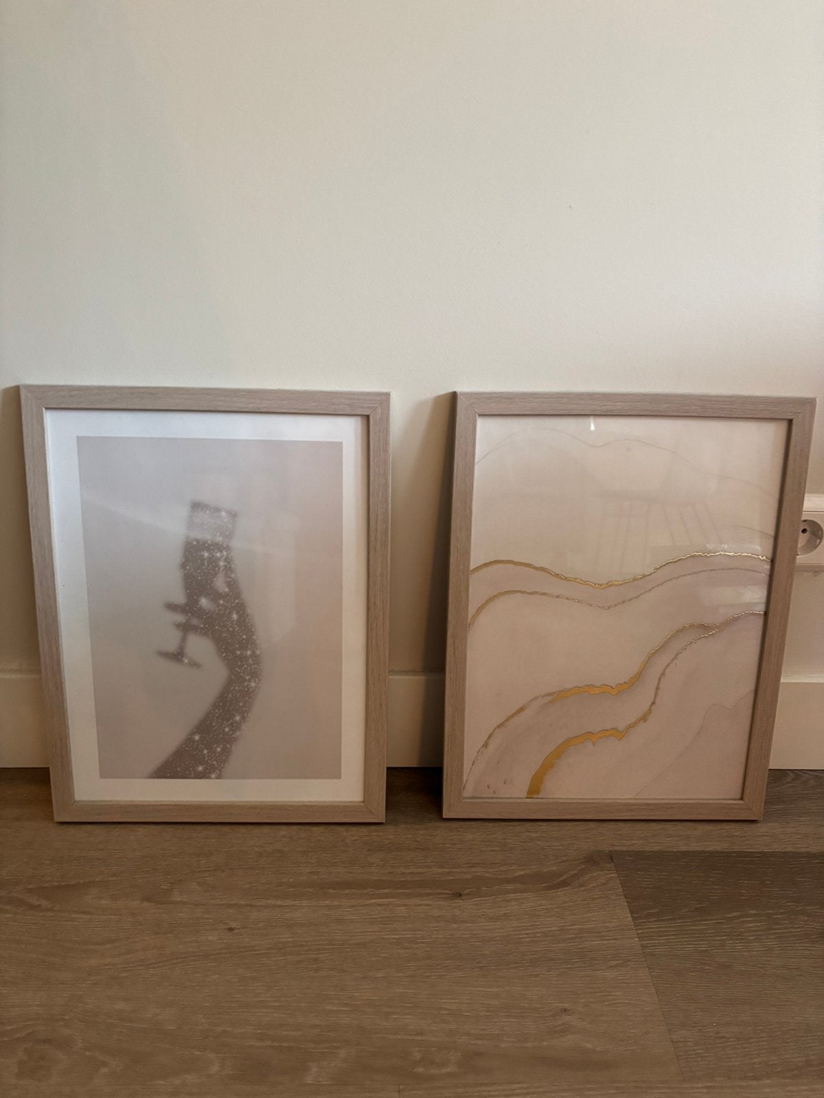 Twee schilderij lijsten eiken 30x40 cm van Leen bakker, Ophalen of Verzenden, Zo goed als nieuw
