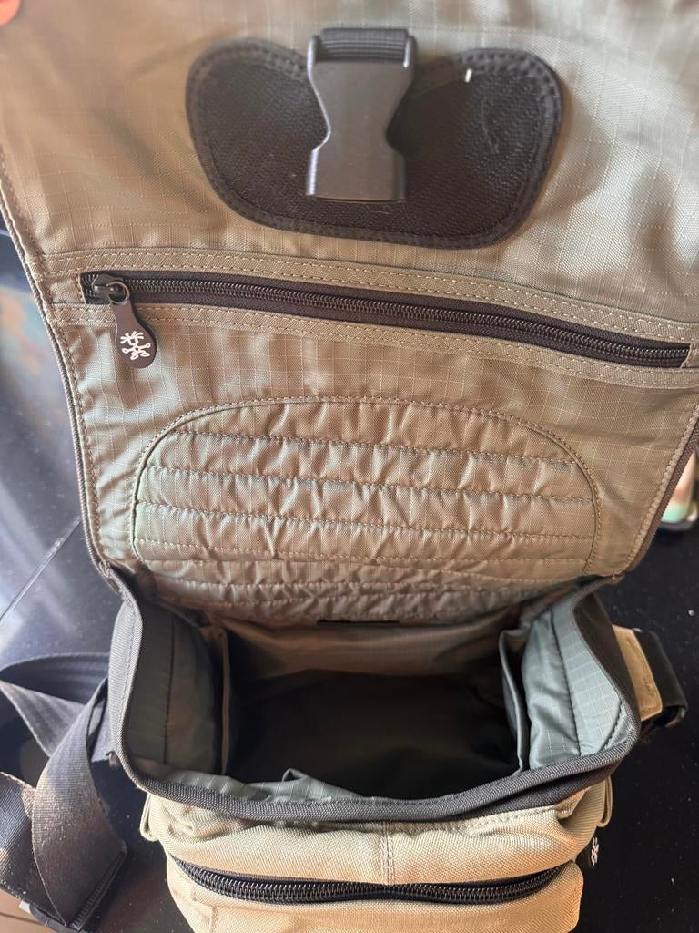 Crumpler fototas zgan, Ophalen of Verzenden, Zo goed als nieuw, Schoudertas, Crumpler