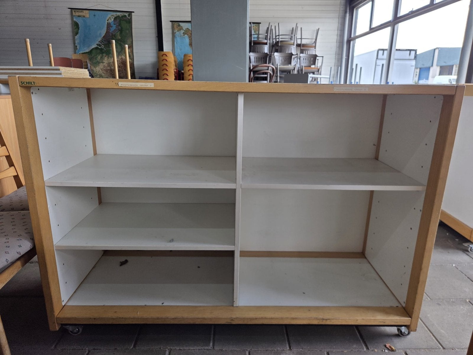 6x Schilte Schoolkast Boekenkast Speelgoedkast, Ophalen, Gebruikt, Schilte, X