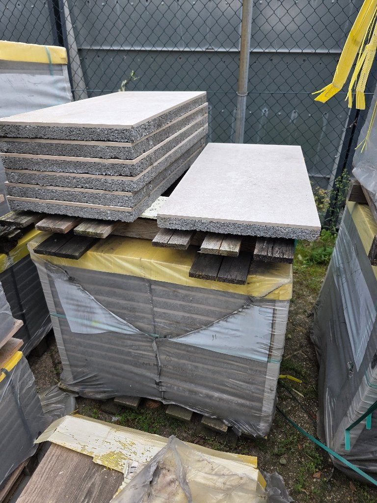 geoceramica 40x80x4cm forma perla (€35,- p/m²) (10.44m²), Keramiek, Nieuw, Ophalen of Verzenden, 10 m² of meer