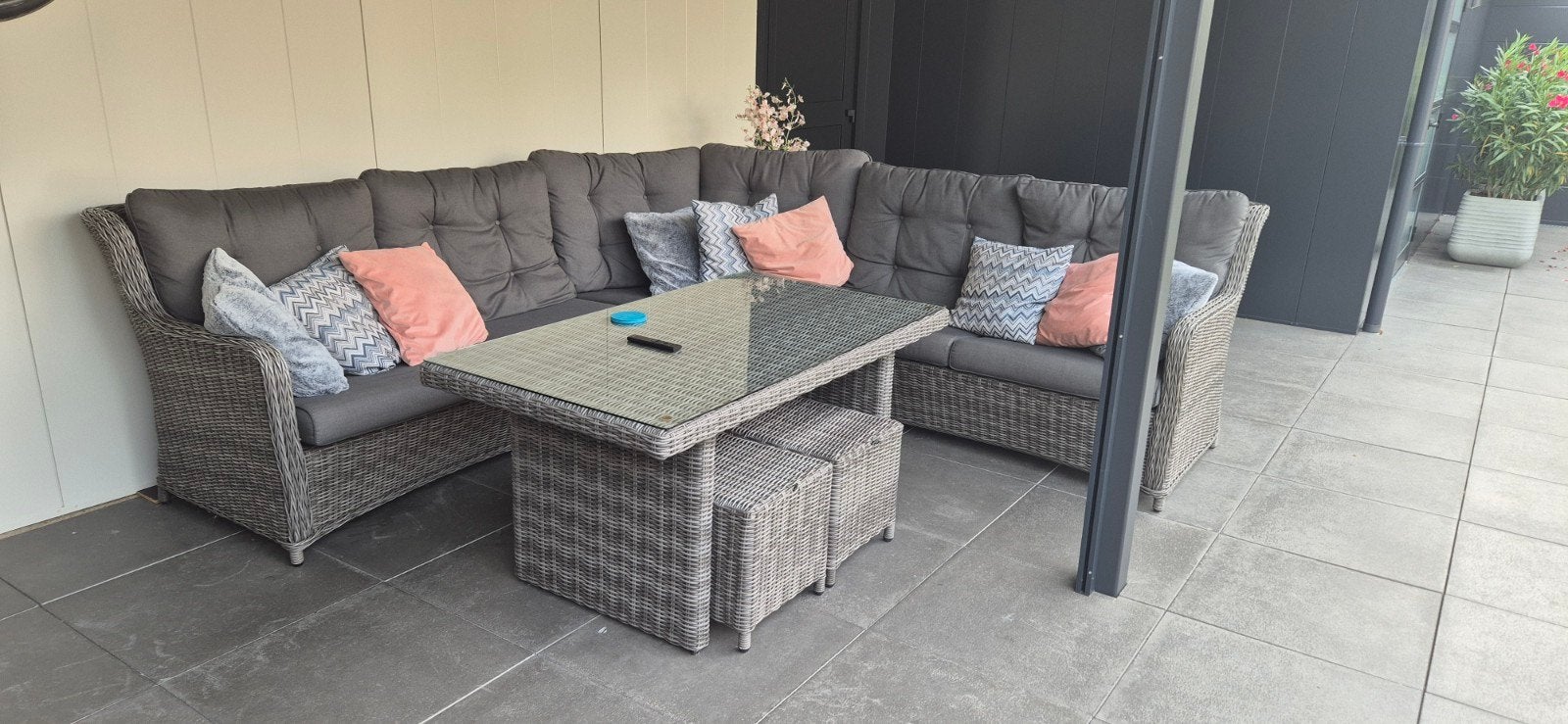 te koop loungeset, Ophalen, Wicker