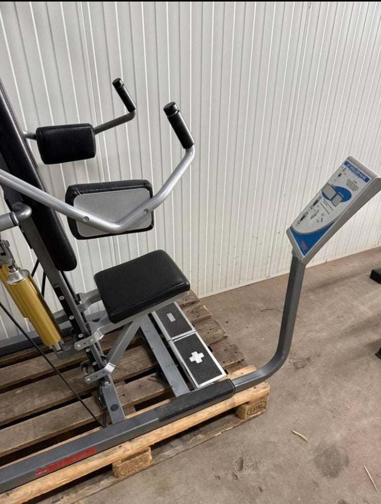 Keiser Side delts / Side raise / Shoulder machine / Grey, Sport en Fitness, Ophalen, Benen, Gebruikt, -