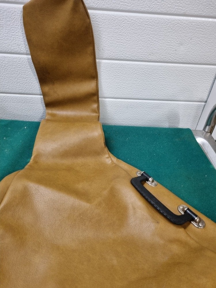 gitaar hoes bruin skai leder met handgreep, Ophalen of Verzenden, 'T Olde Gre-j, Info@toldegrej.nl, Endepoelstraat 20f Didam