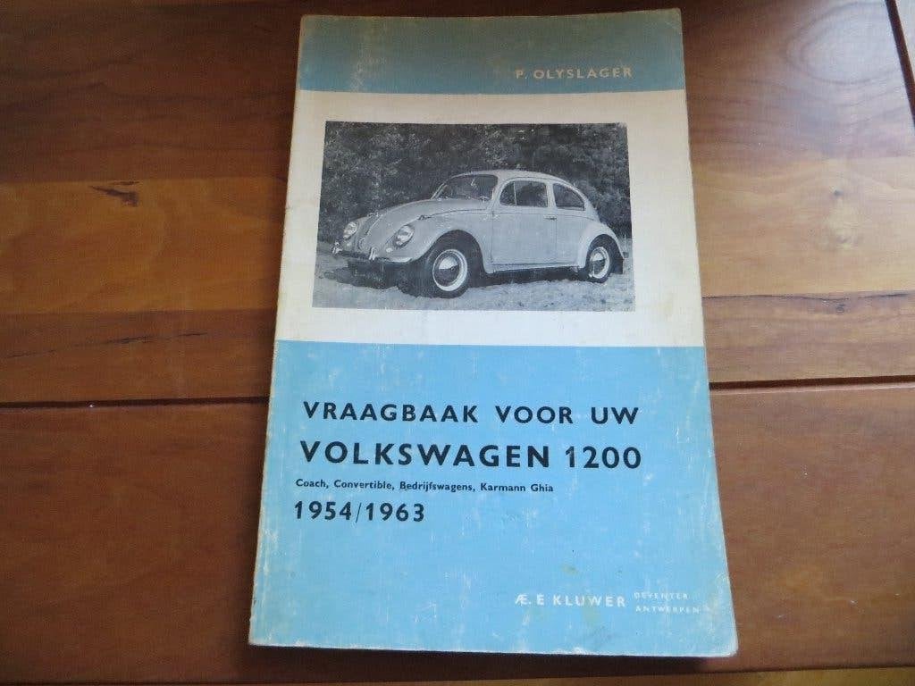 Vraagbaak VW Kever 1200, VW Karmann Ghia, Transporter 54-63, Ophalen of Verzenden