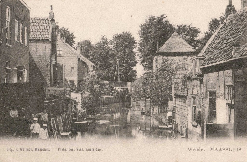 Maassluis Wedde L3441, Ophalen, Voor 1920, Ongelopen, Zuid-Holland