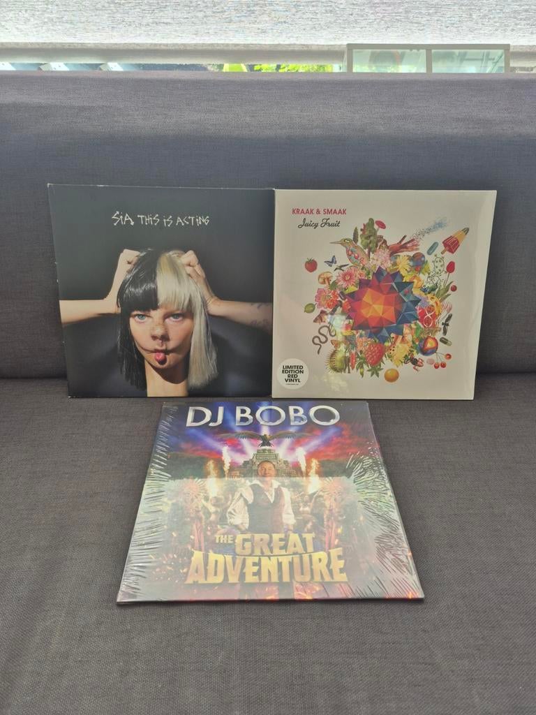DJ Bobo , SIA, Kraak & Smaak lp's, Cd's en Dvd's, Ophalen of Verzenden, Zo goed als nieuw, 12 inch, Overige typen