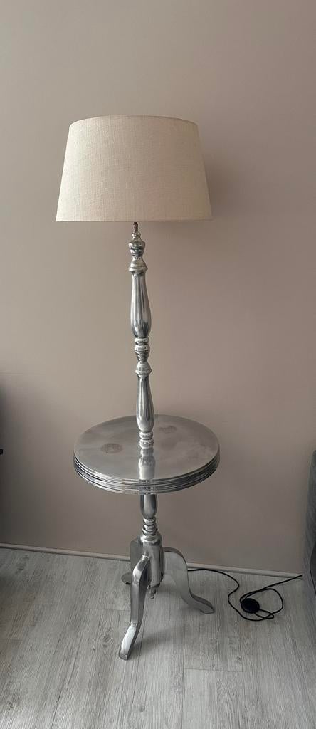Staande Lamp van Riviera Maison, Huis en Inrichting, Lampen | Vloerlampen, Ophalen, Gebruikt, Metaal, 150 tot 200 cm