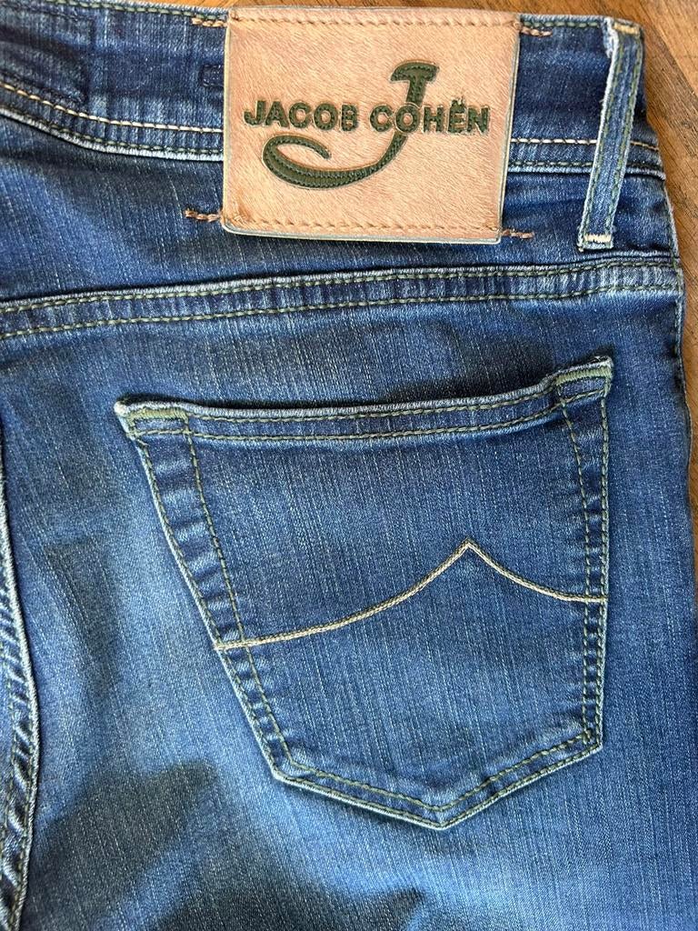 Jacob Cohen J622C jeans maat 32, ingekort, Kleding | Heren, Spijkerbroeken en Jeans, Gedragen, W32 (confectie 46) of kleiner, Blauw