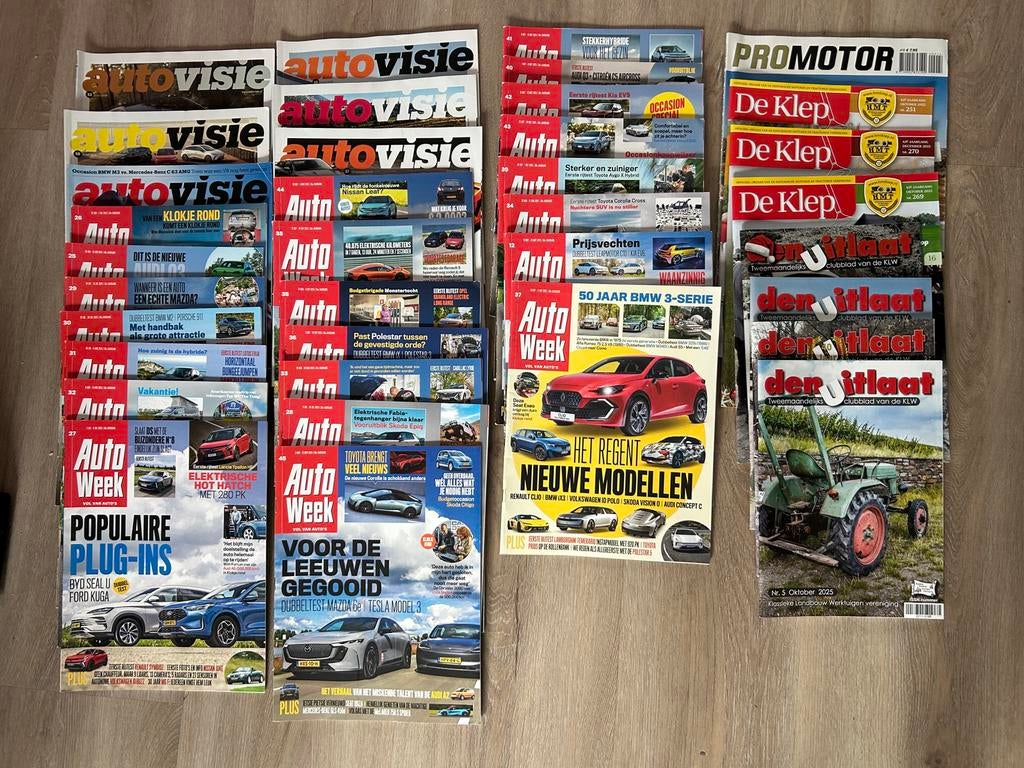 Auto tijdschriften, Boeken, Tijdschriften en Kranten, Ophalen, Gelezen
