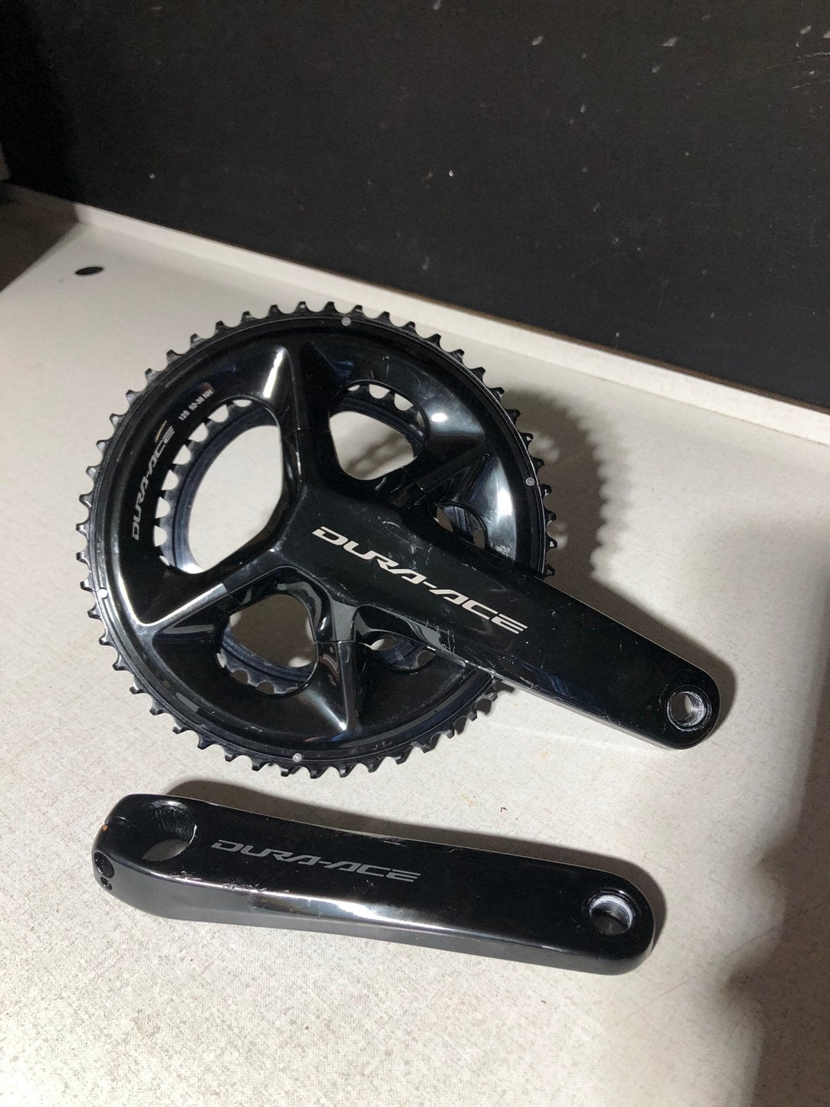 Shimano crankstel 12sp dura ace 52/36, Fietsen en Brommers, Ophalen of Verzenden, Zo goed als nieuw
