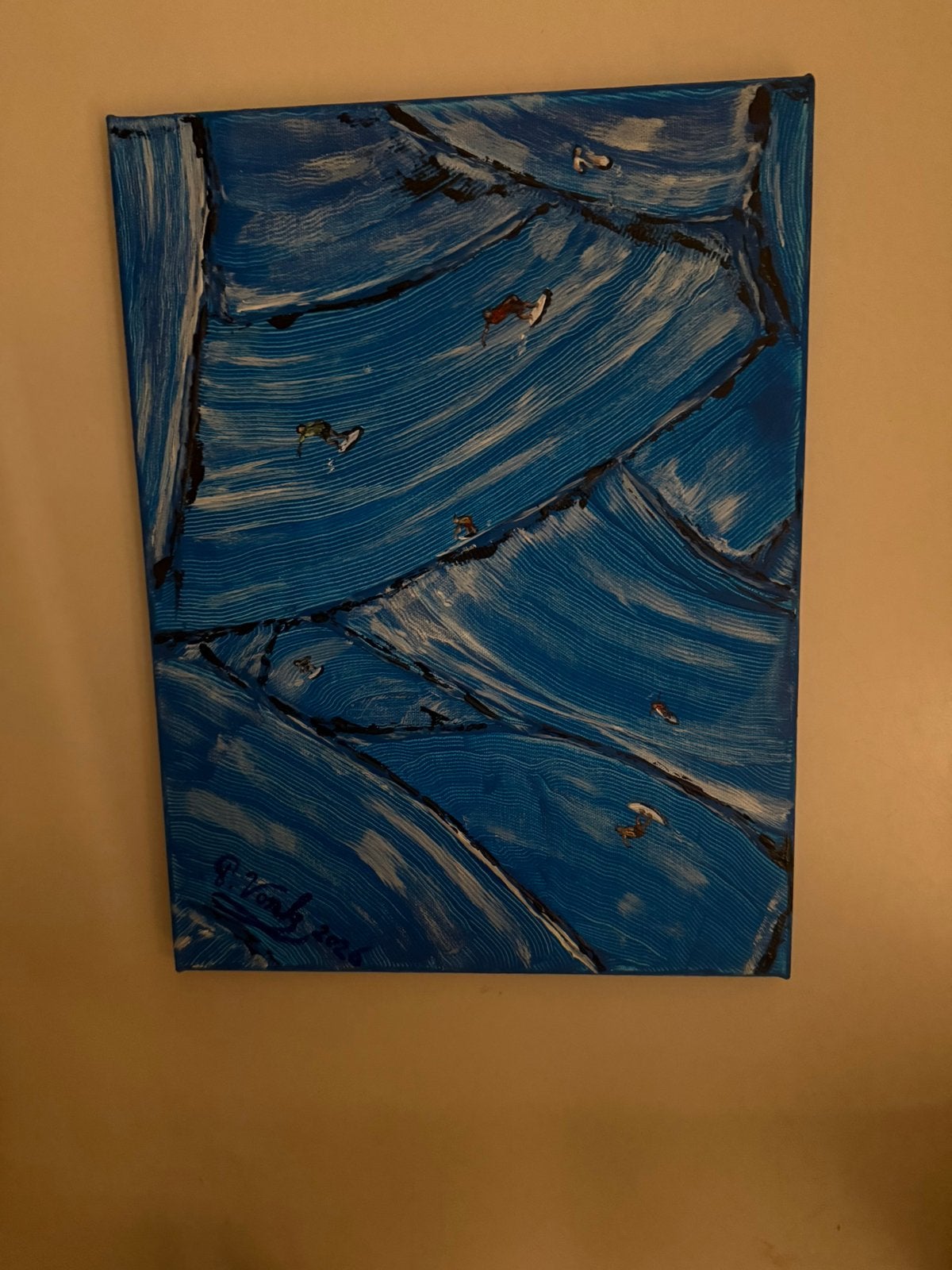 werner bronkhorst  Blue Water High inspo, Ophalen of Verzenden, Nieuw, Minder dan 5 m², Doek