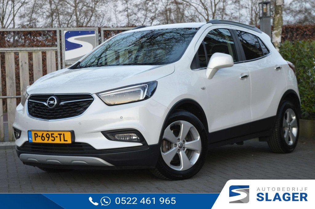 Opel Mokka X 1.4 Turbo Innovation - Navi|Stoel/Stuur verw.|C, Auto's, Opel, Gebruikt, Wit, 1364 cc, SUV of Terreinwagen