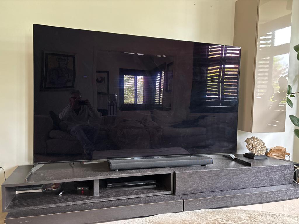Natuzzi tv meubel, Ophalen, Zo goed als nieuw, 25 tot 50 cm, Minder dan 100 cm
