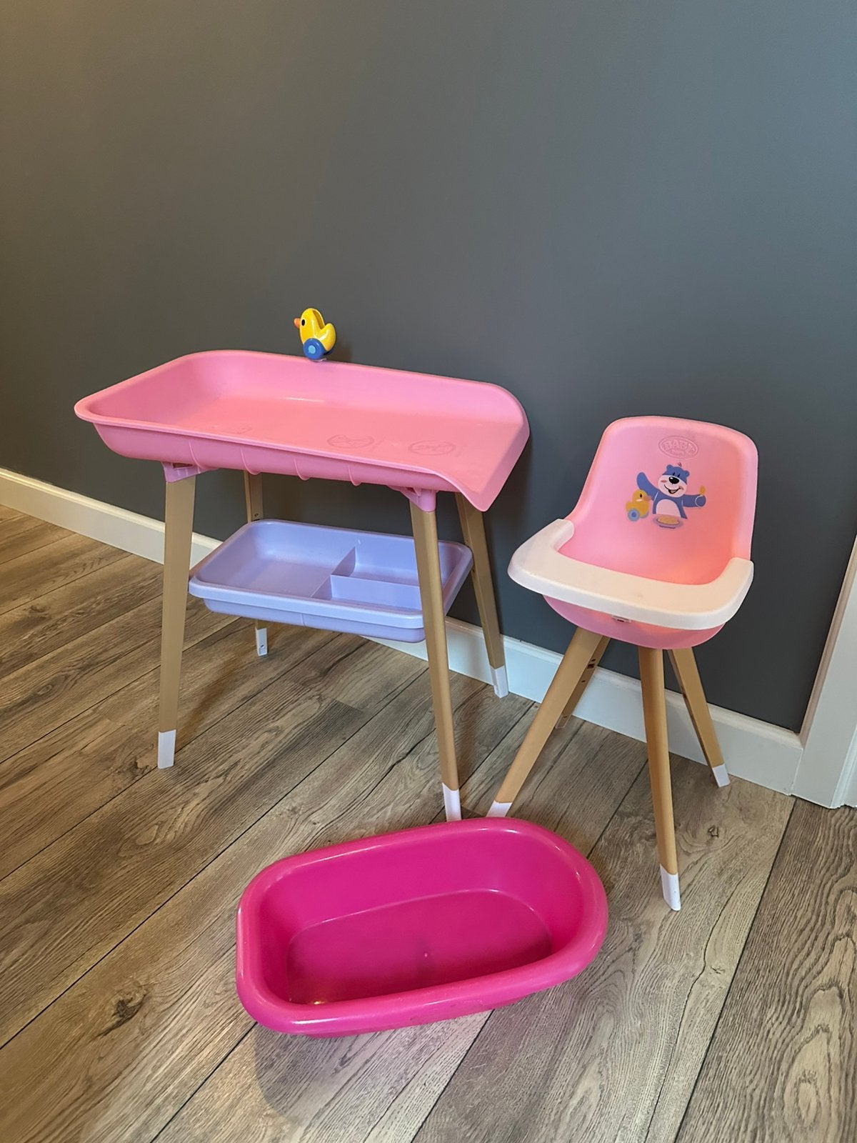 Baby born kinderstoel en commode, Kinderen en Baby's, Ophalen, Gebruikt