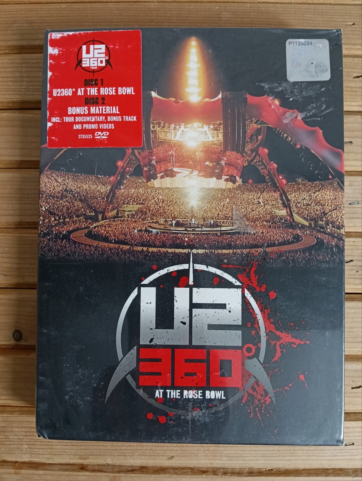 U2 360 At The Rose Bowl (2DVD's), Spaans, Engels, Alle leeftijden, Ophalen of Verzenden