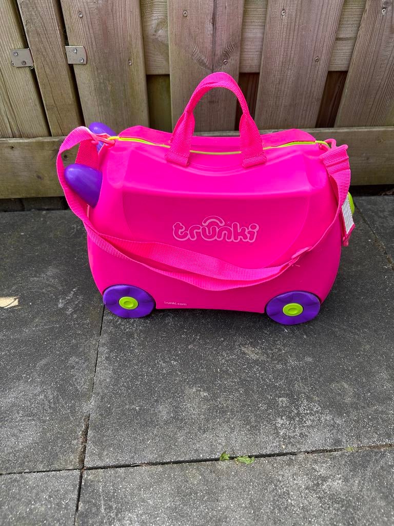 Roze Trunki Kinderkoffer - Ideaal voor Reizen, Sieraden, Tassen en Uiterlijk, Koffers, Ophalen, Zo goed als nieuw