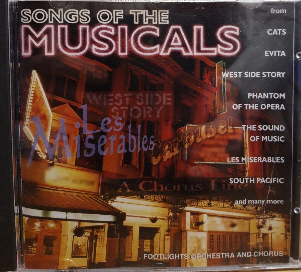 Songs of the Musicals - Cats, Phantom, Cabaret, Evita CD, Musical, Ophalen of Verzenden, Zo goed als nieuw, Verzamelalbum