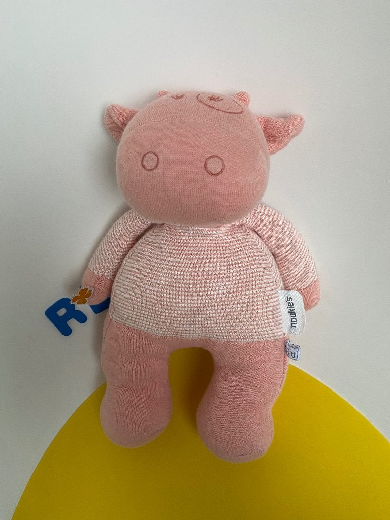 K1805 noukies nijlpaard roze, Ophalen of Verzenden, Overige typen