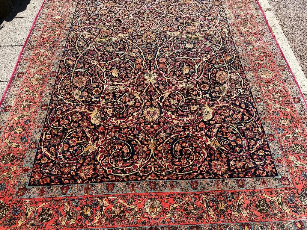 Perzisch tapijt Tehran met zijde– 320 x 220 cm– topkwaliteit, Overige kleuren, 200 cm of meer, Ophalen of Verzenden, Zo goed als nieuw