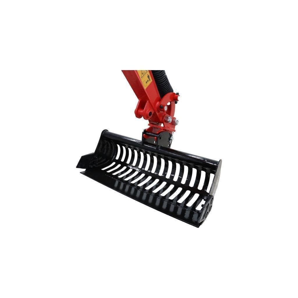 Puinbak MET 800 MM BREEDTE VOOR HZC POWER MINIGRAAFMACHINE (, Tuin en Terras, Hand-tuingereedschap, Ophalen of Verzenden, Zo goed als nieuw
