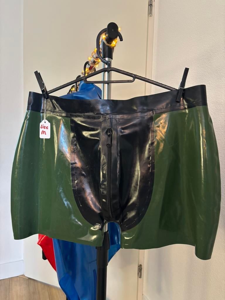 Boxer / Latex / Maat M, Verzenden, Groen, Boxer