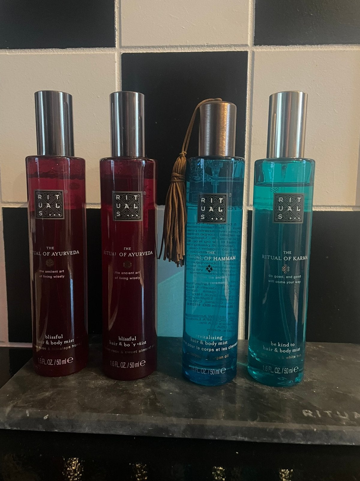 Rituals of ayurveda,karma, hammam bodymist nieuw, Sieraden, Tassen en Uiterlijk, Ophalen of Verzenden, Nieuw, Bad & Douche
