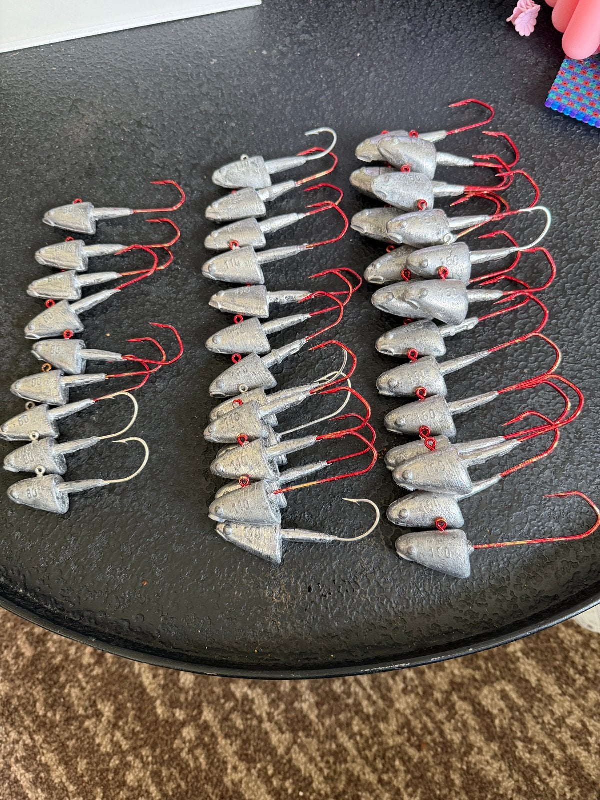 Loodkoppen 80,110 en 125 gram, Ophalen of Verzenden